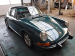 1973 Porsche 911 E Targa blue oldtimer te koop