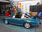 1973 Porsche 911 E Targa blue oldtimer te koop