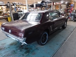 1965 Ford Mustang A code donkerrood oldtimer te koop