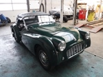 1960 Triumph TR3 small mouth green oldtimer te koop