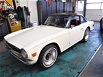 1971 Triumph TR6 white nr 3813 oldtimer te koop