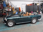 1968 Triumph TR250 green oldtimer te koop