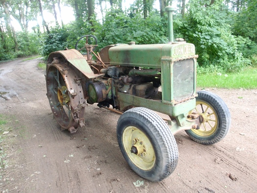 1937 John Deere BR Unstyled, steel rears. vooroorlogse oldtimer tractor te koop