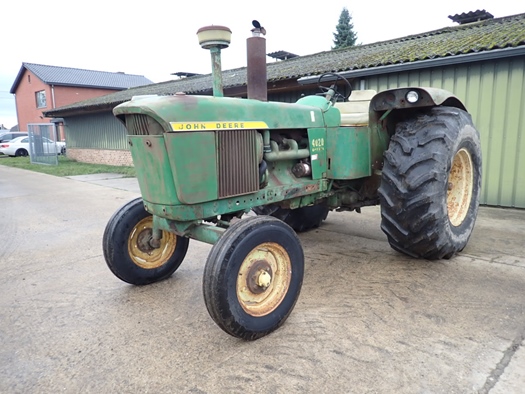 1967 John Deere 4020 Diesel standard on 23.1-30 rubber oldtimer tractor te koop