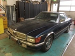 1982 Mercedes 380SL blue oldtimer te koop