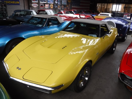 1969 Chevrolet Corvette  69 Cabrio Yellow oldtimer te koop