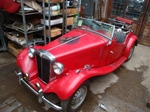 1953 MG TD red 27236 oldtimer te koop