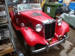 1953 MG TD red 27236 oldtimer te koop