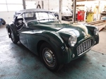 1960 Triumph TR3 small mouth green oldtimer te koop