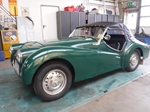 1960 Triumph TR3 small mouth green oldtimer te koop