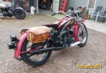 1943 Indian 741 old military oldtimer motorfiets te koop