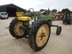 1949 John Deere BWH Electric start, wide front oldtimer tractor te koop