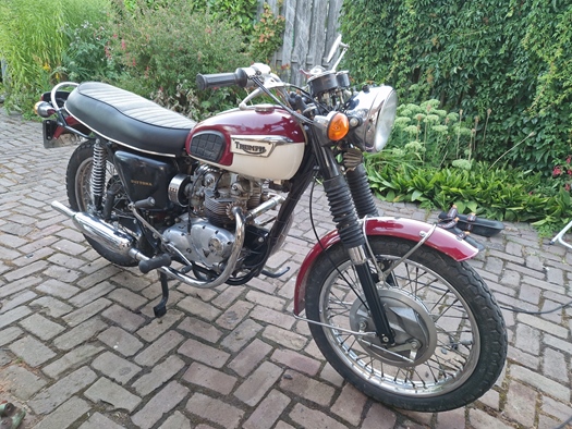 1972 Triumph T100R Daytona oldtimer motorfiets te koop