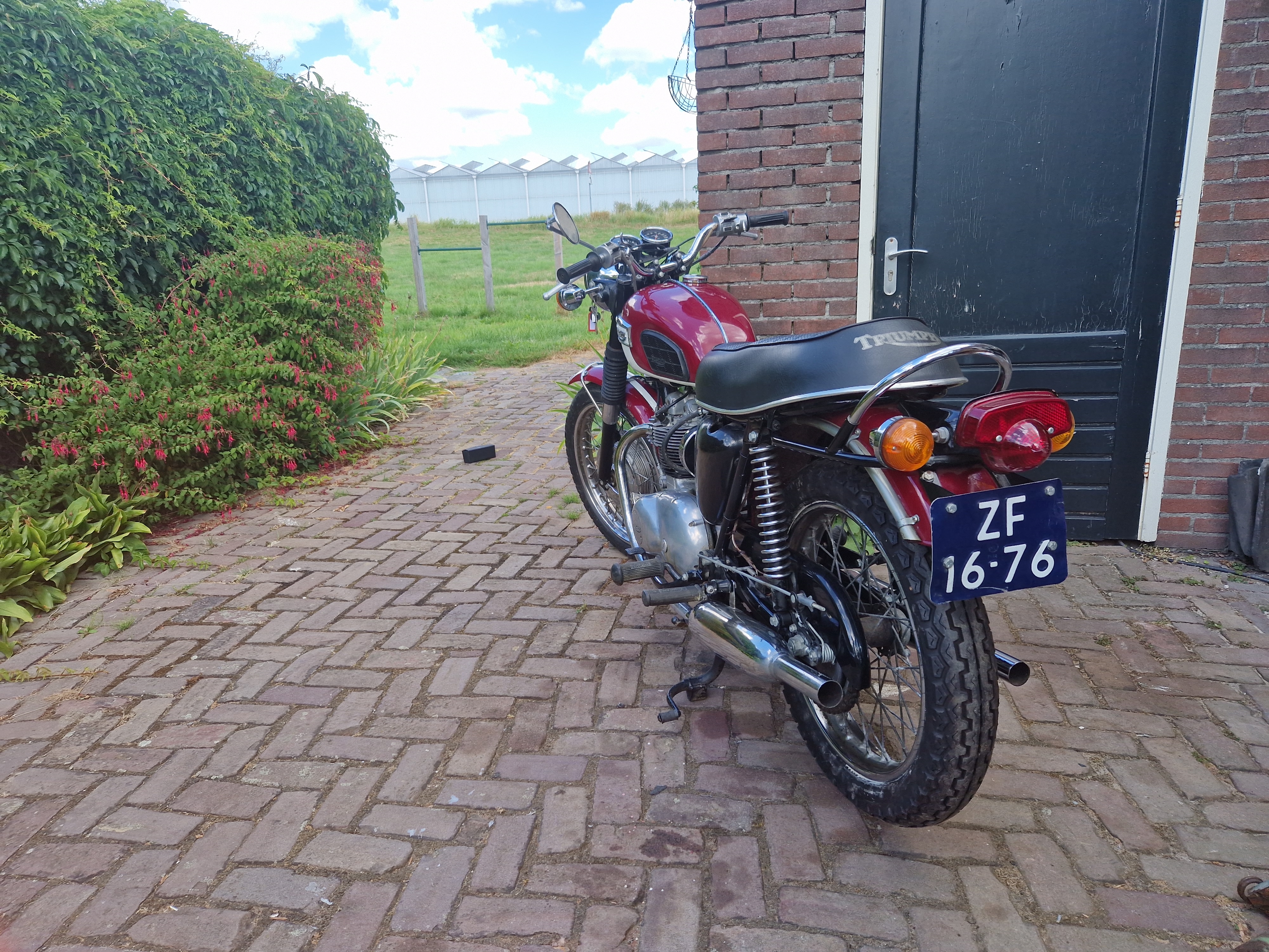 1972 Triumph T100R Daytona oldtimer motorfiets te koop