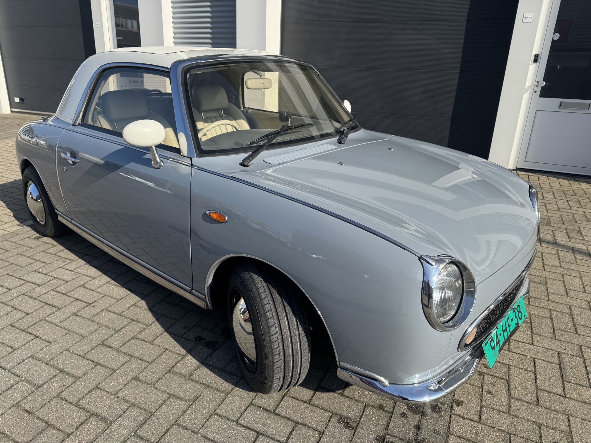 1991 Nissan 601 Figaro lapisgrijs oldtimer te koop