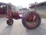 1935 International IH Farmall F12 with IHC sickle-bar mower oldtimer tractor te koop