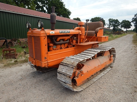 1968 Fiat 70C Crawler Pony start oldtimer tractor te koop