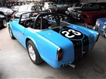 1962 Triumph TR4 blue Surrey top oldtimer te koop