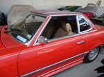 1974 Mercedes 350SL W107 74 red oldtimer te koop