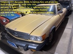 1977 Mercedes 450SL W107 Roadster yellow oldtimer te koop