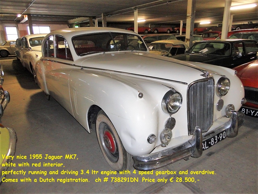 1955 Jaguar MK7 very good oldtimer te koop