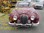 1965 Jaguar MK2 RHD red oldtimer te koop